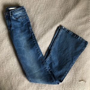 Zara bell bottoms denim